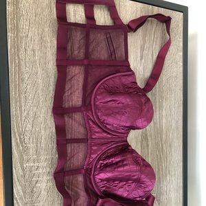 Victoria’s Secret Burgundy Corset